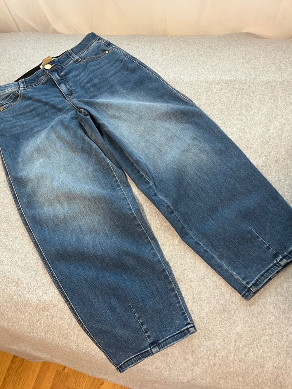 Democracy Baggy Barrel Jeans Size 6 High Rise